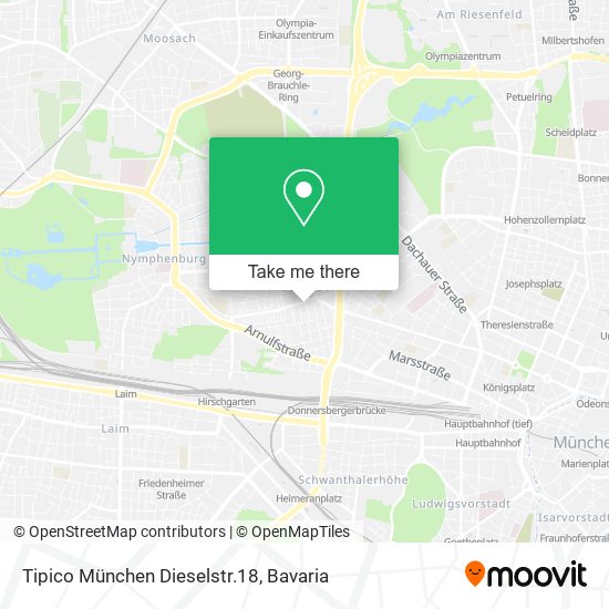 Карта Tipico München Dieselstr.18