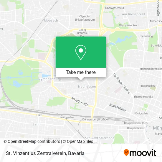 Карта St. Vinzentius Zentralverein