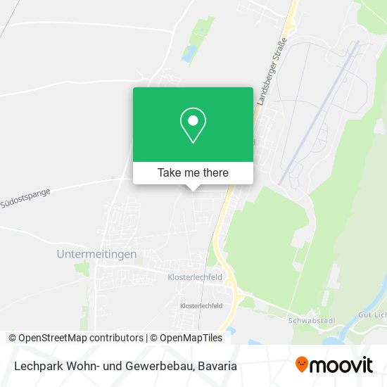 Lechpark Wohn- und Gewerbebau map