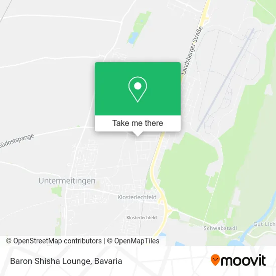 Карта Baron Shisha Lounge