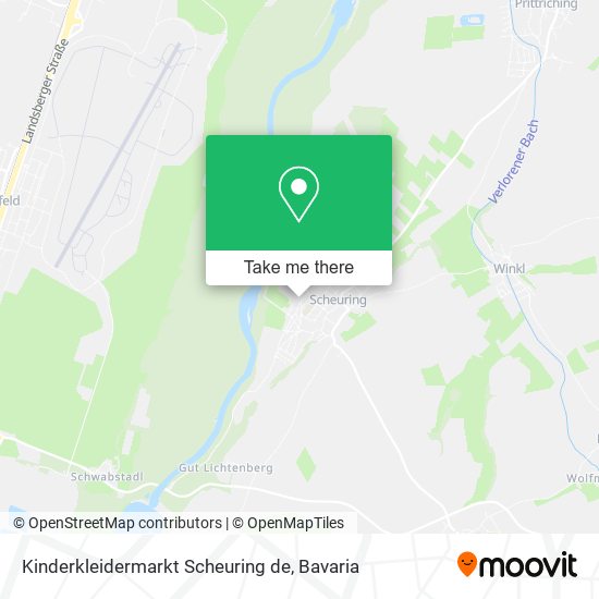 Карта Kinderkleidermarkt Scheuring de