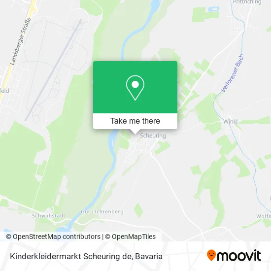 Карта Kinderkleidermarkt Scheuring de
