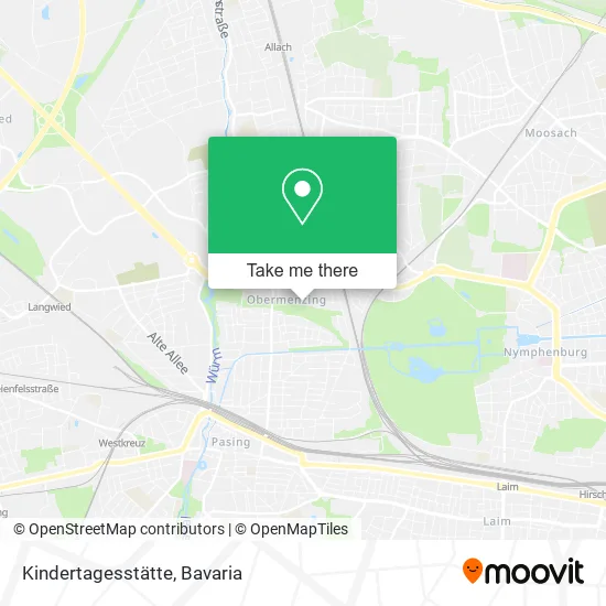 Карта Kindertagesstätte