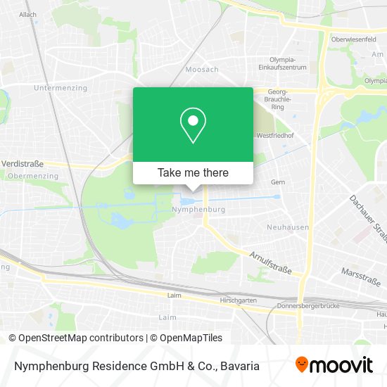 Nymphenburg Residence GmbH & Co. map