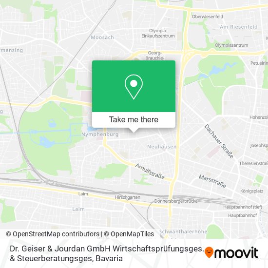 Dr. Geiser & Jourdan GmbH Wirtschaftsprüfungsges. & Steuerberatungsges map