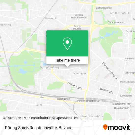 Карта Döring Spieß Rechtsanwälte