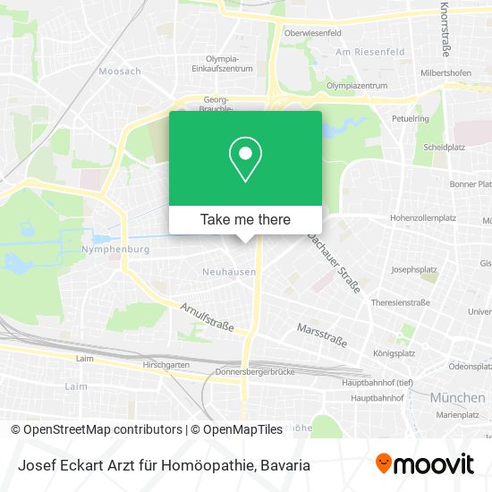 Josef Eckart Arzt für Homöopathie map