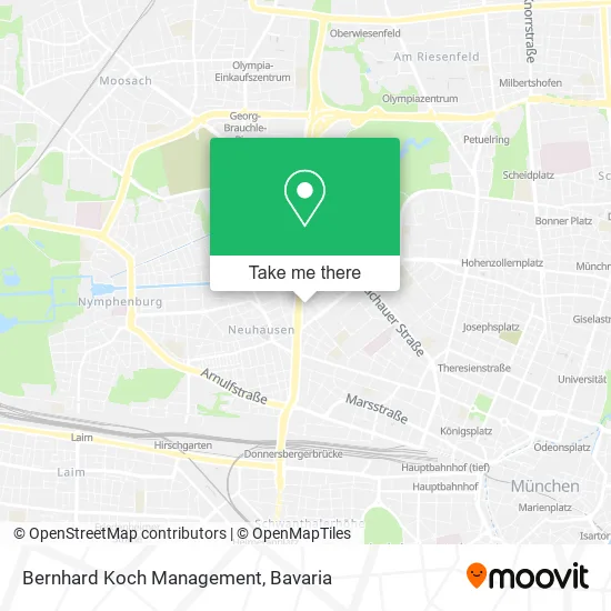 Карта Bernhard Koch Management