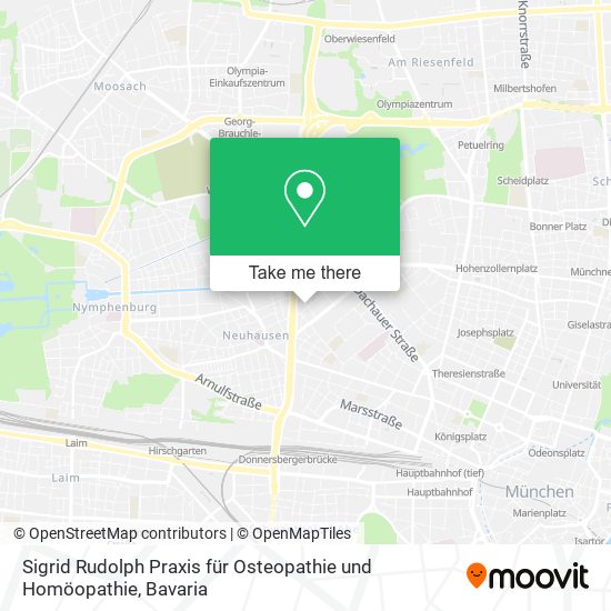 Sigrid Rudolph Praxis für Osteopathie und Homöopathie map