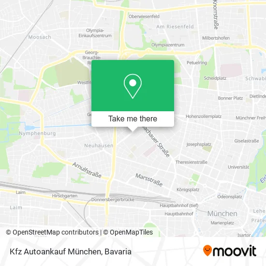 Карта Kfz Autoankauf München