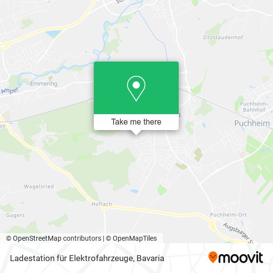 Ladestation für Elektrofahrzeuge map