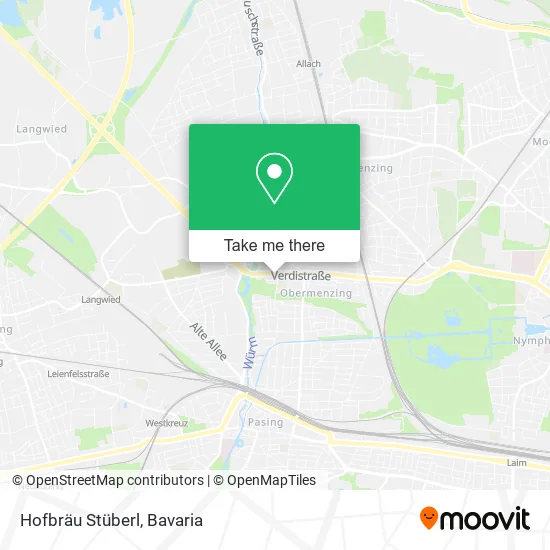 Карта Hofbräu Stüberl