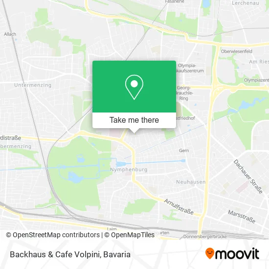 Карта Backhaus & Cafe Volpini