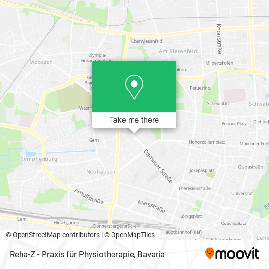 Карта Reha-Z - Praxis für Physiotherapie