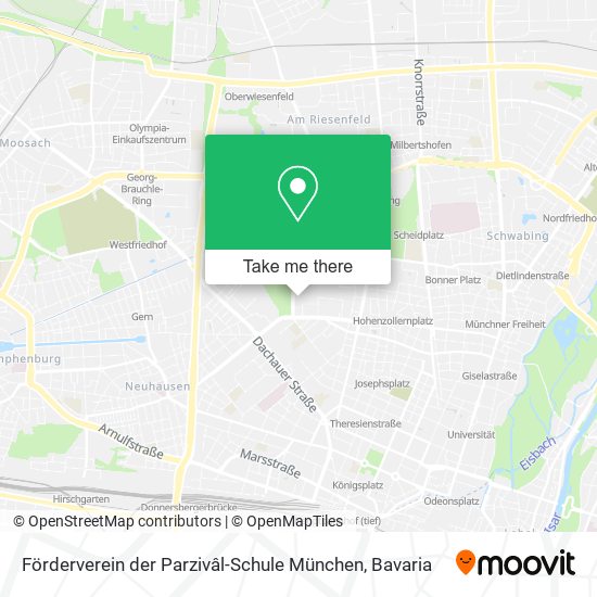 Förderverein der Parzivâl-Schule München map