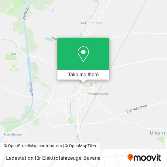 Ladestation für Elektrofahrzeuge map