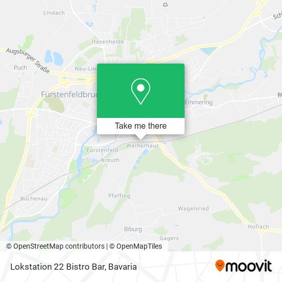 Lokstation 22 Bistro Bar map