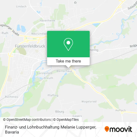 Finanz- und Lohnbuchhaltung Melanie Lupperger map
