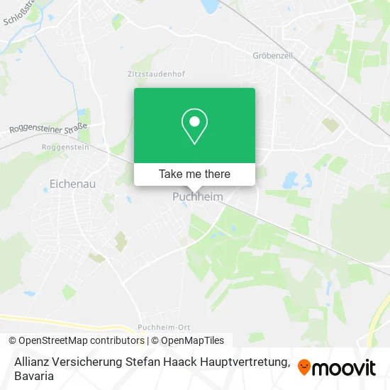 Карта Allianz Versicherung Stefan Haack Hauptvertretung