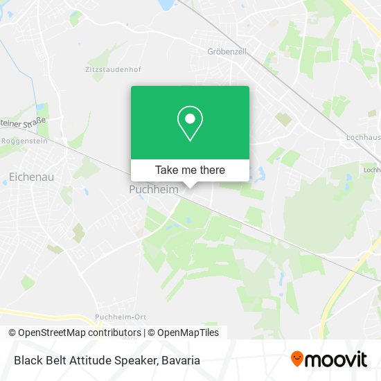Black Belt Attitude Speaker map
