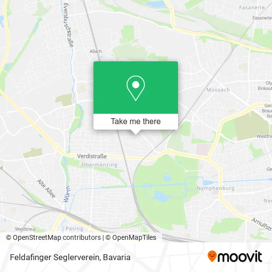 Карта Feldafinger Seglerverein