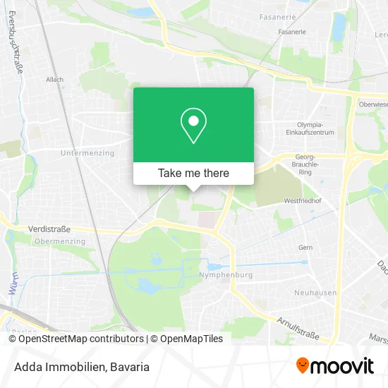 Карта Adda Immobilien