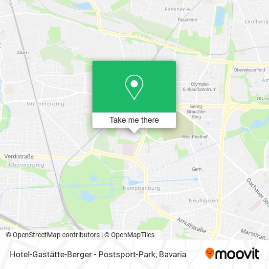 Hotel-Gastätte-Berger - Postsport-Park map