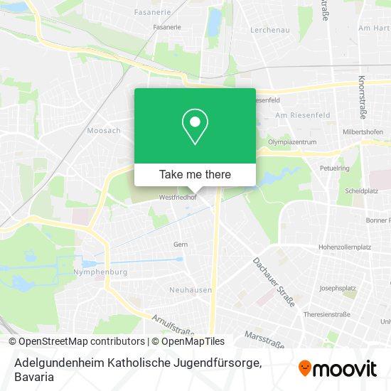 Adelgundenheim Katholische Jugendfürsorge map