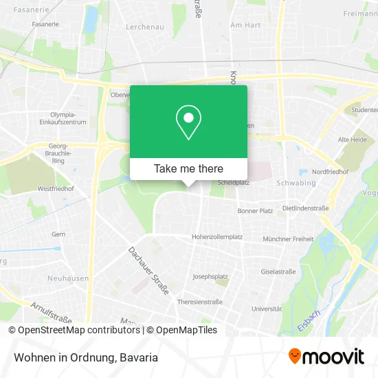 Карта Wohnen in Ordnung