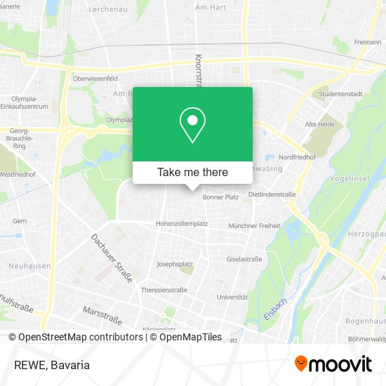 REWE map