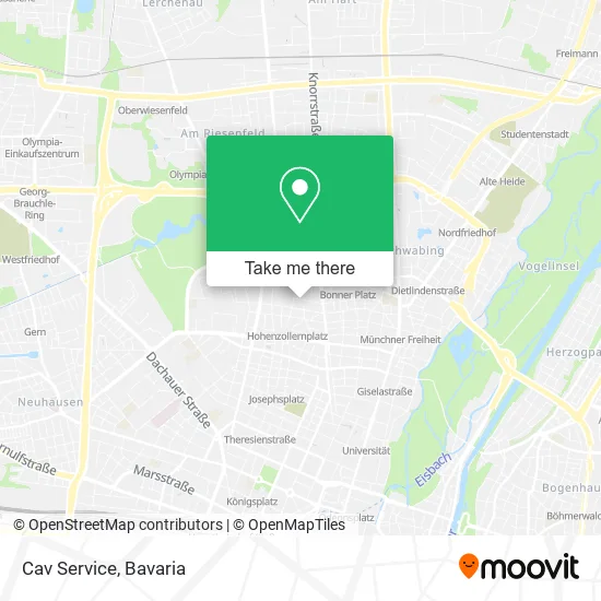 Карта Cav Service