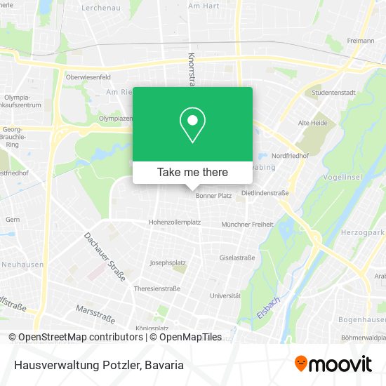 Hausverwaltung Potzler map
