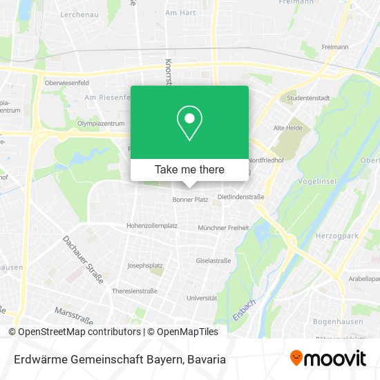 Erdwärme Gemeinschaft Bayern map