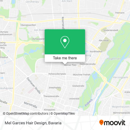 Mel Garces Hair Design map