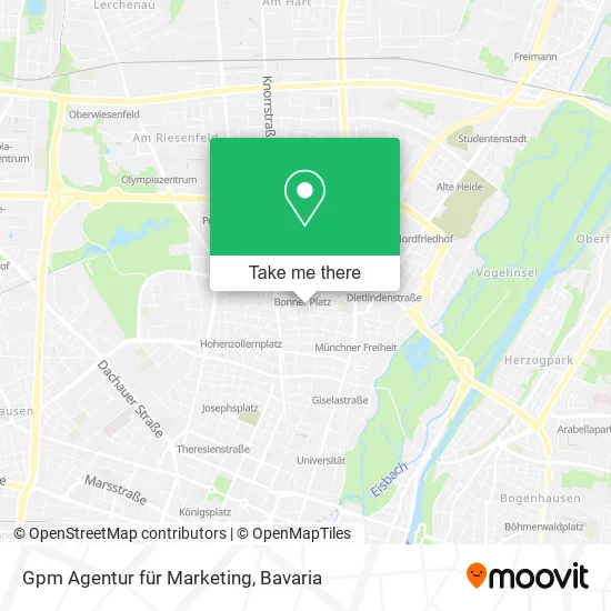 Карта Gpm Agentur für Marketing