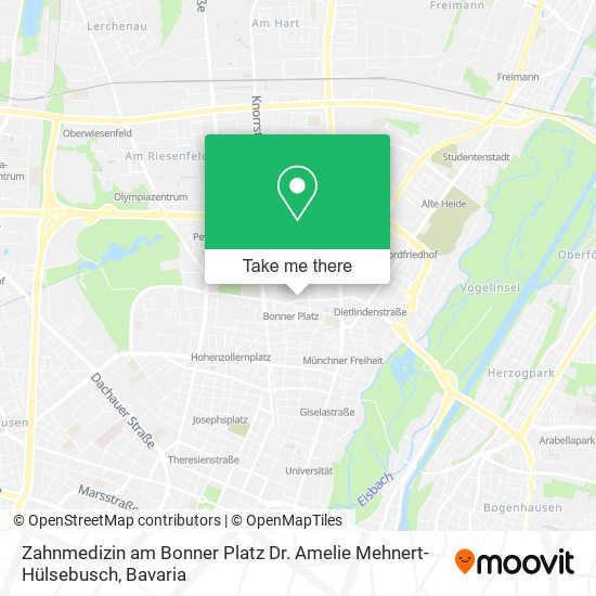 Zahnmedizin am Bonner Platz Dr. Amelie Mehnert- Hülsebusch map