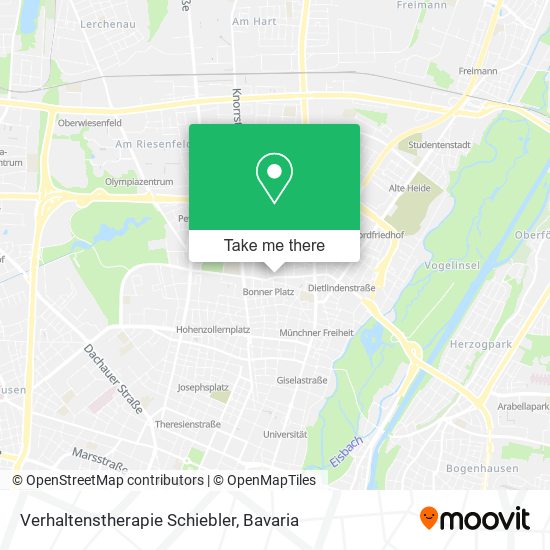Verhaltenstherapie Schiebler map