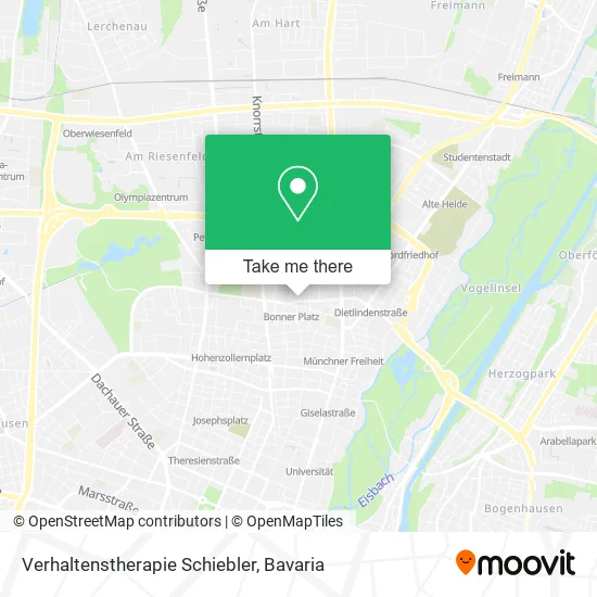 Карта Verhaltenstherapie Schiebler