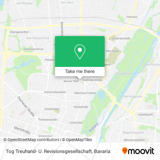 Карта Tog Treuhand- U. Revisionsgesellschaft