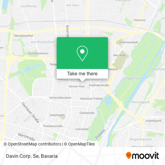 Карта Davin Corp. Se