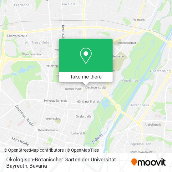 Ökologisch-Botanischer Garten der Universität Bayreuth map