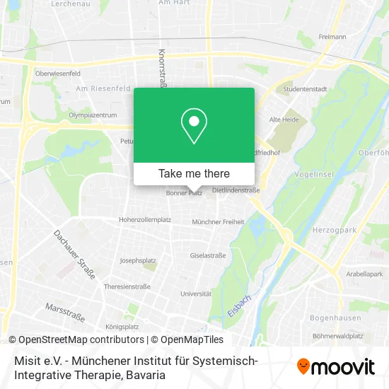 Карта Misit e.V. - Münchener Institut für Systemisch-Integrative Therapie