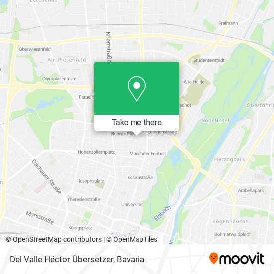 Del Valle Héctor Übersetzer map