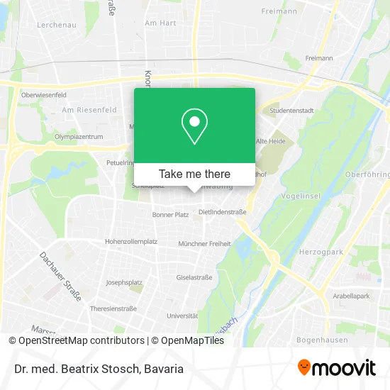 Карта Dr. med. Beatrix Stosch