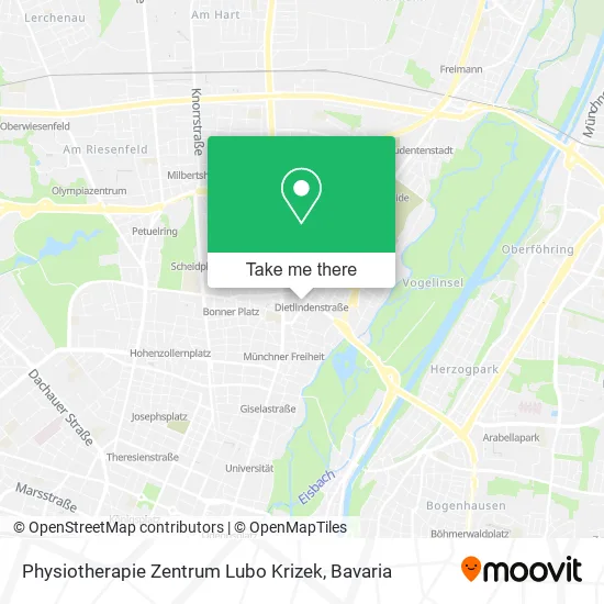 Карта Physiotherapie Zentrum Lubo Krizek