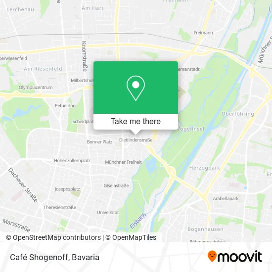 Карта Café Shogenoff