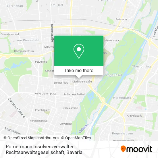 Карта Römermann Insolvenzverwalter Rechtsanwaltsgesellschaft