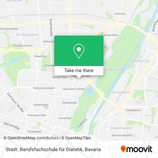 Städt. Berufsfachschule für Diätetik map