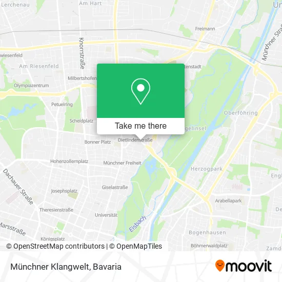 Карта Münchner Klangwelt