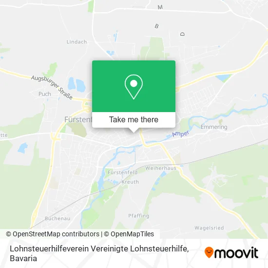 Карта Lohnsteuerhilfeverein Vereinigte Lohnsteuerhilfe